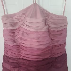 Monsoon pink ombre party dress